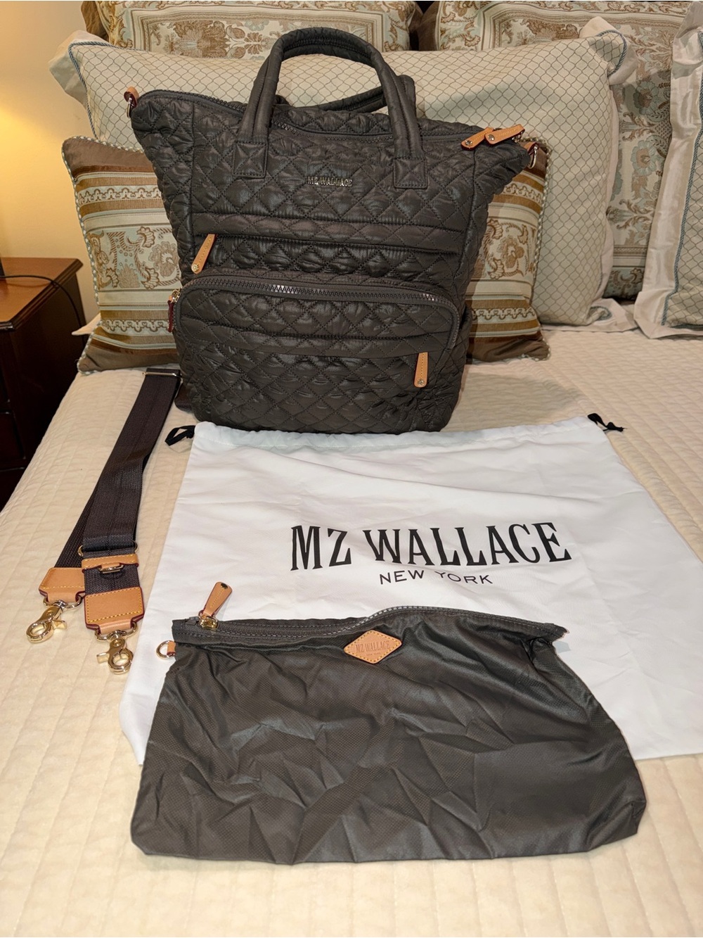 MZ Wallace Metro Utility Backpack in Magnet - Picture 6 of 16
